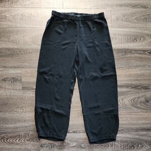 Eileen Fisher Silk Georgette Pants